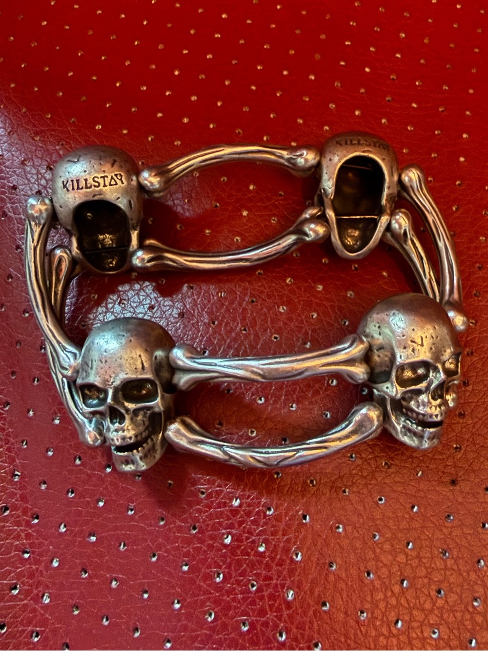 Killstar Curse On U Skull Bracelet